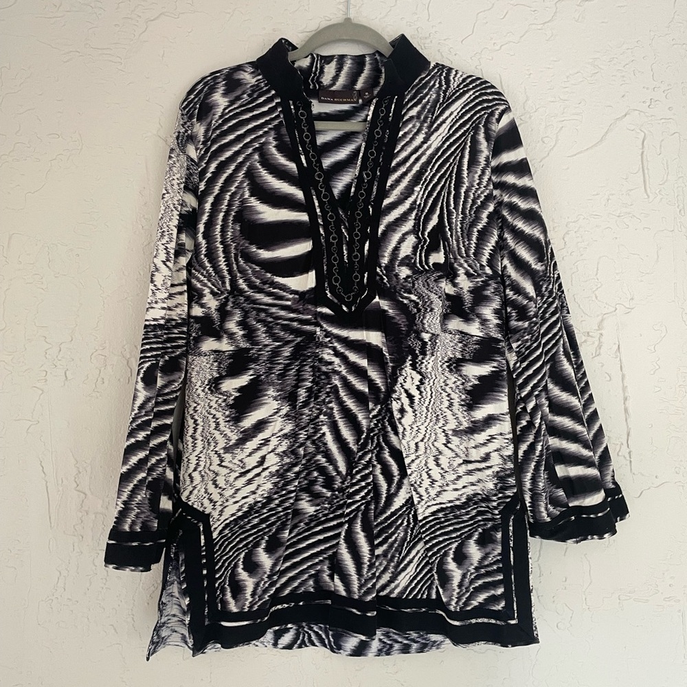 Dana Buchman embroidered tunic XL - Quiet Luxury